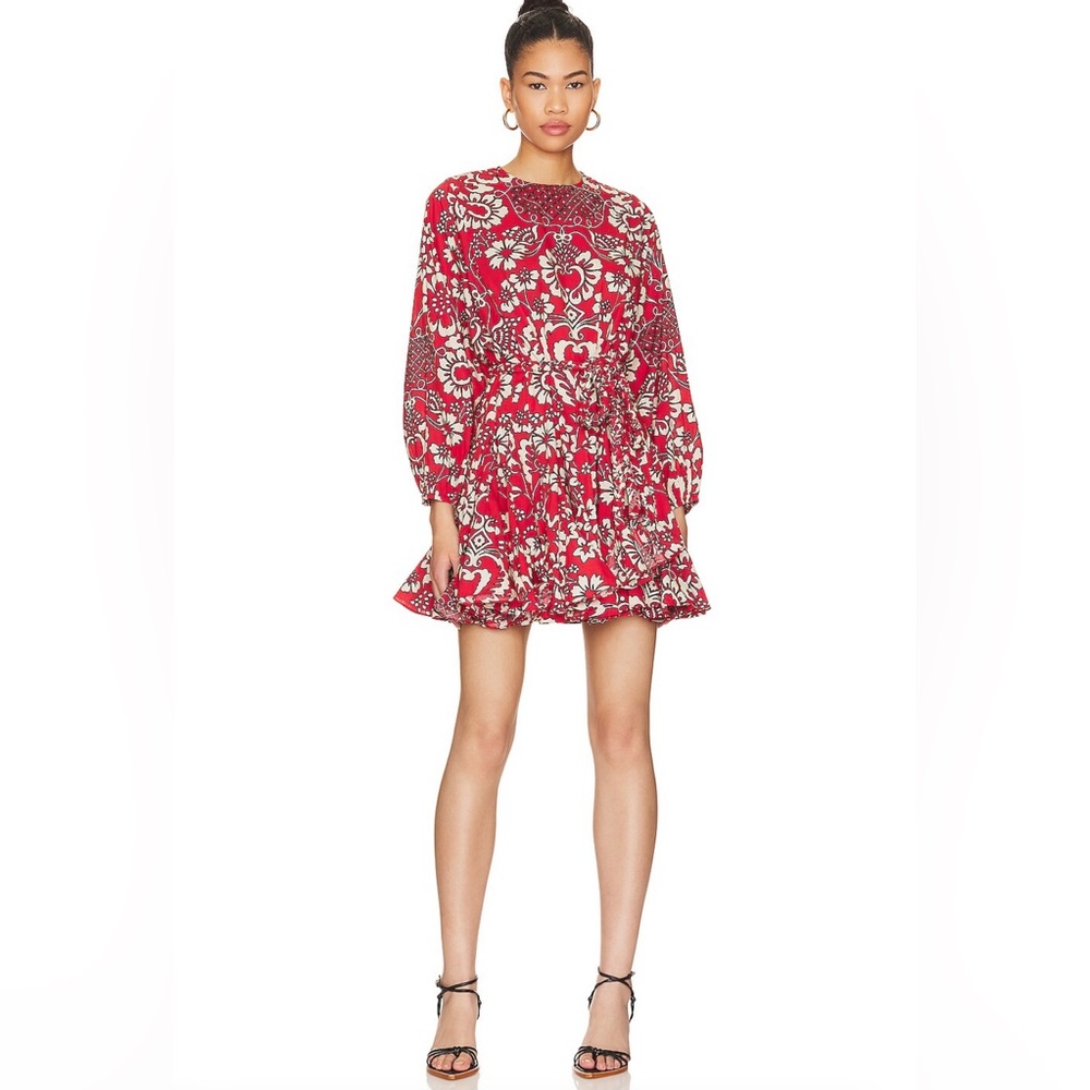 NWT Rhode Ella Midi Dress in Sicilia Aura